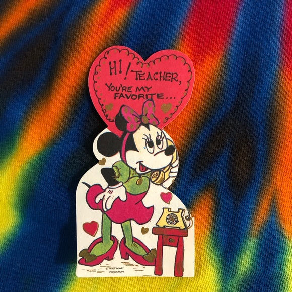 Vintage unused Valentines Vtg Teacher Valentines Day cards 50s 60s 80s lot of 3 - Picture 6 of 13